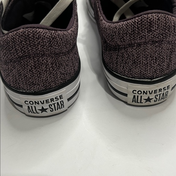 Converse Dark Purple Low Tops with White Laces - Picture 2 of 11